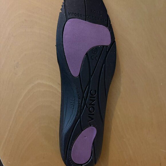 Vionic Sellah Orthotic Leather Loafer Shoes Women's Excellent Condition Size 8 - Picture 8 of 9